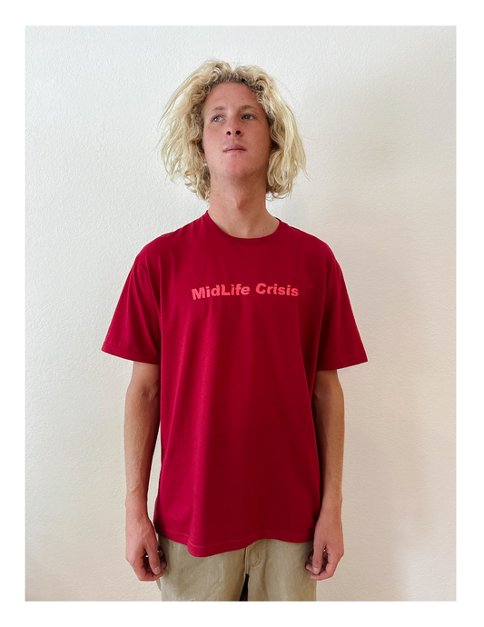 Crooked Tee - Red