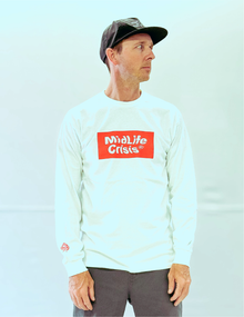 Block Long Sleeve - White
