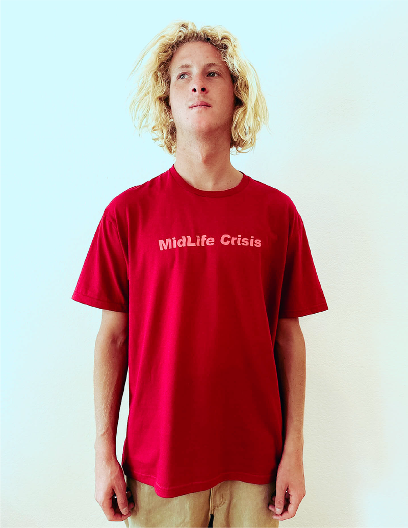 Crooked Tee - Red