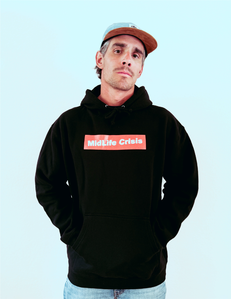 Crooked Block Hoodie - Black