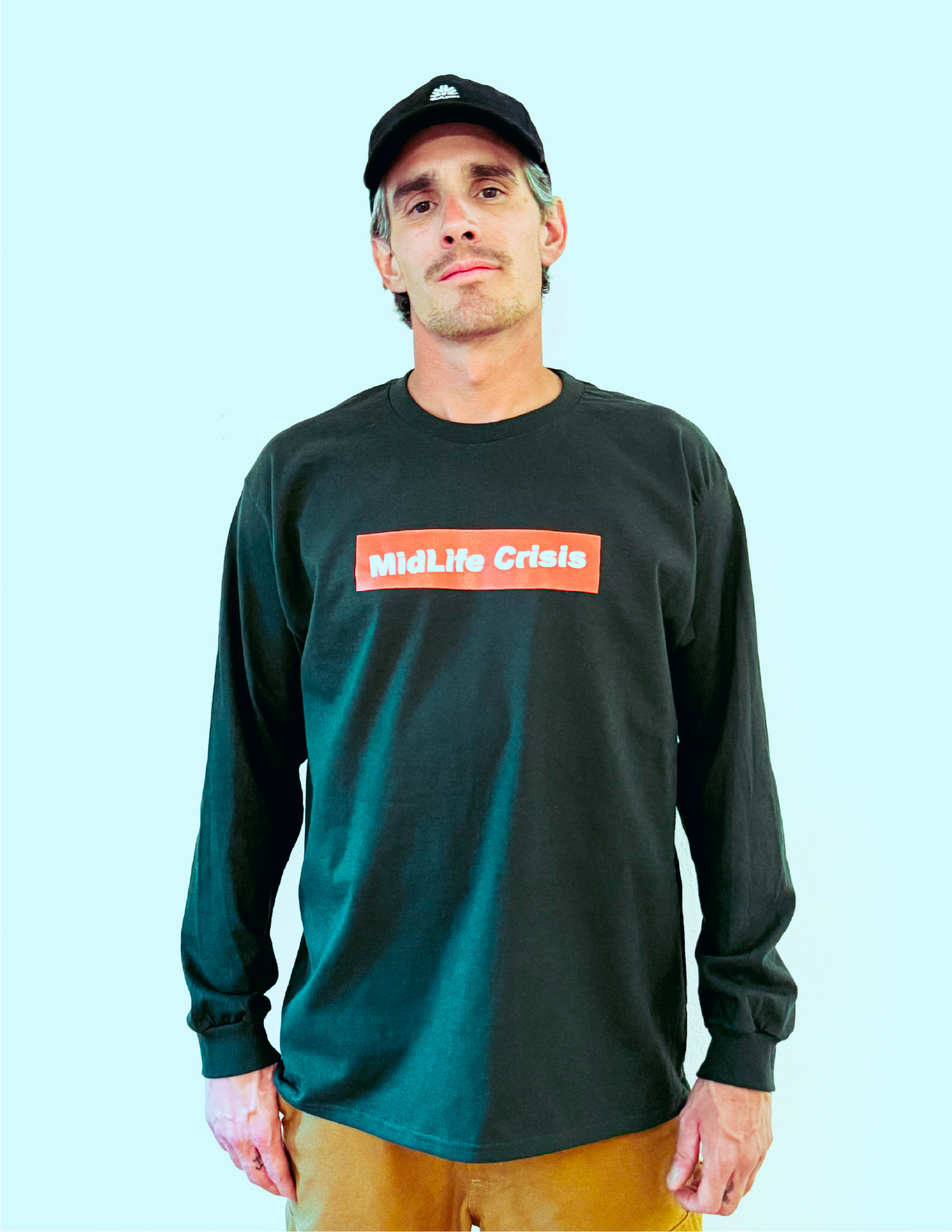 Crooked Block Long Sleeve - Forest Green