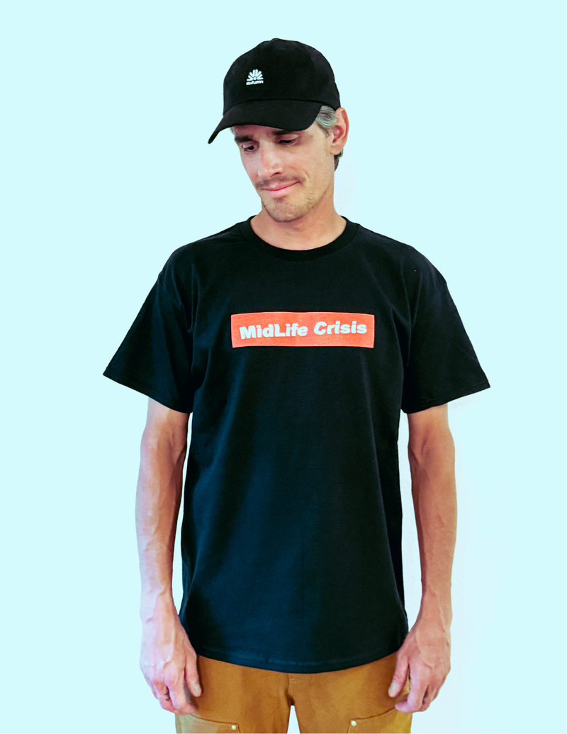 Crooked Block Tee - Black