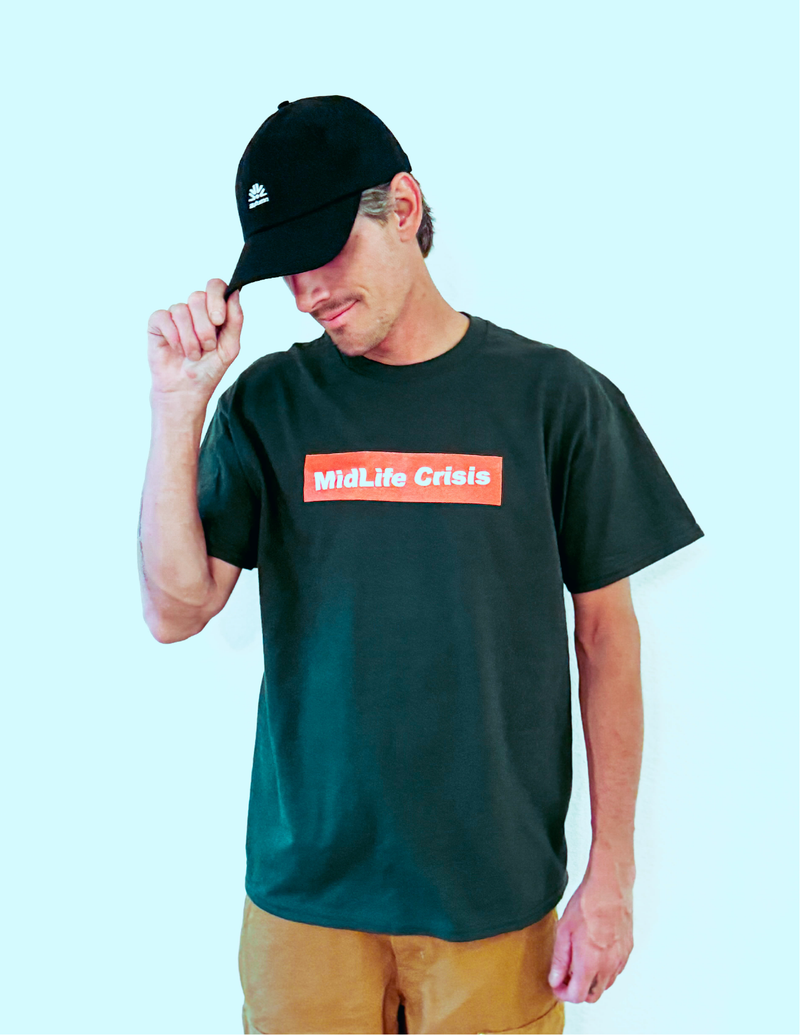 Crooked Block Tee - Forest Green