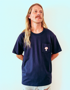 Shroomin' Pocket Tee - Navy