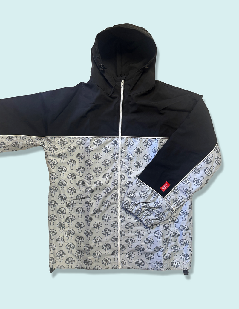 Shroomin' Snowboard Jacket - Gray and Black