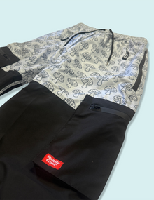 Shroomin' Snowboard Pants - Gray and Black
