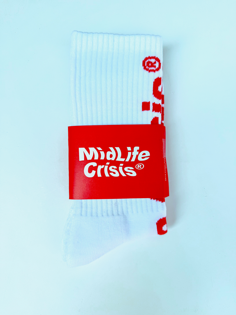 Reverse Sock - White