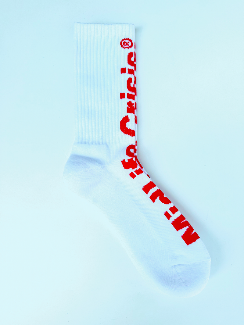 Reverse Sock - White