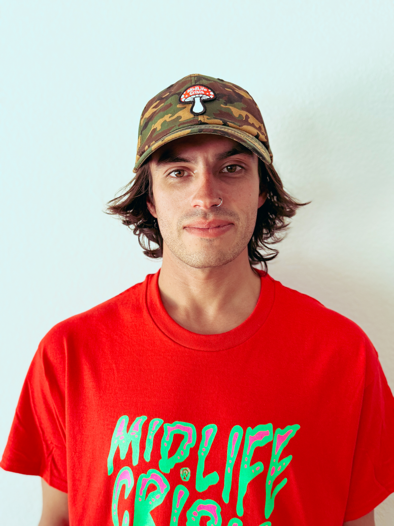 Shroomin’ Dad Cap - Forest Camo