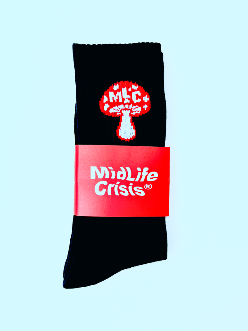 Shroomin’ Socks - Black
