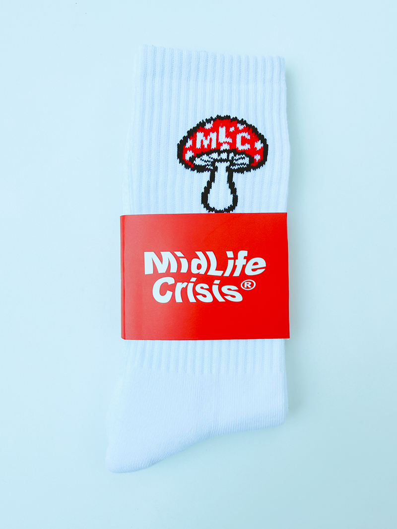 Shroomin’ Socks - white