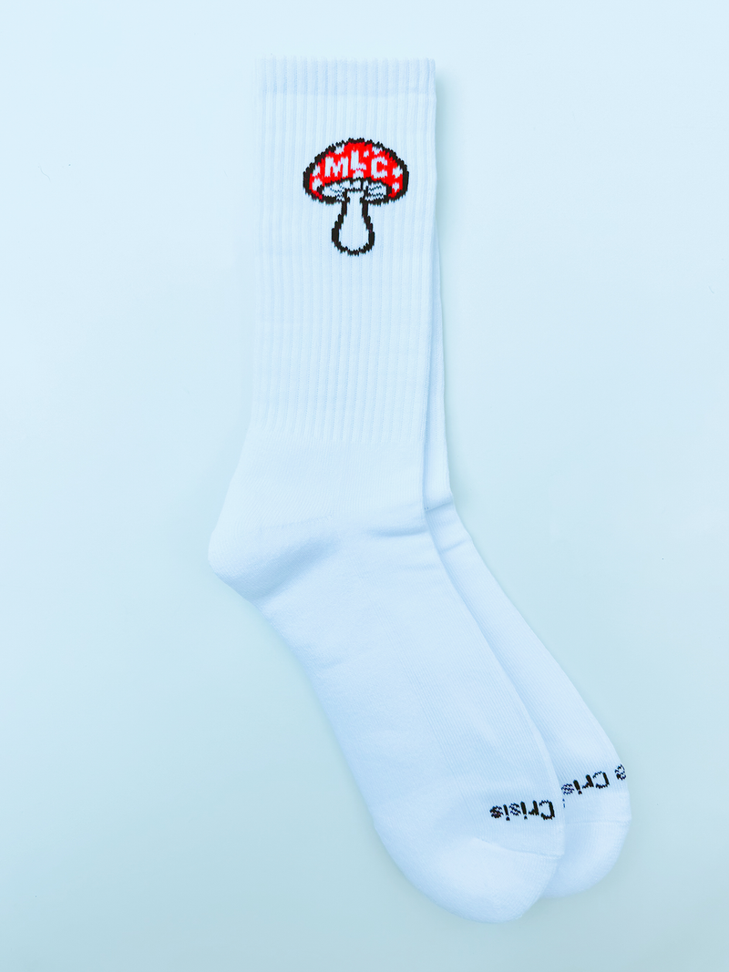Shroomin’ Socks - white